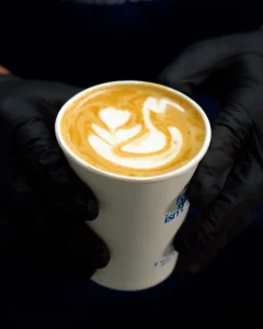 flat white from attitude coffee indonesia