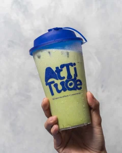 ma ma mango matcha from attitude coffee indonesia
